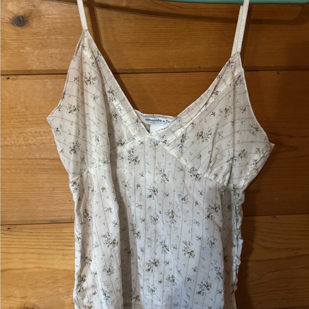 Abercrombie & Fitch Cream Floral Camisole